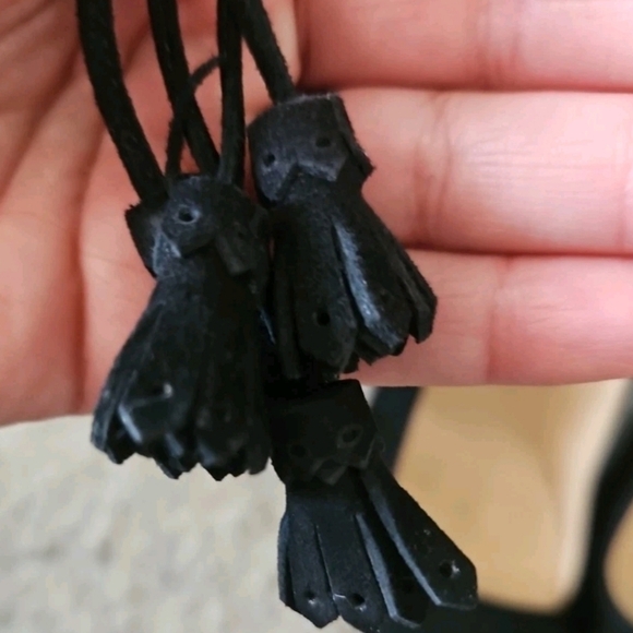 J Crew Womens Black Falsetto Suede Ankle Tie Sexy Date Night Pump Heels 8 - Picture 13 of 14